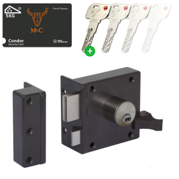 M&C Condor los oplegslot (LIPS 1754) - Doornmaat 50 - Draairichting 2 - SKG*** M&C Condor los oplegslot (LIPS 1754) - Doornmaat 50 - Draairichting 2 - SKG***
