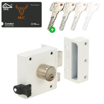 M&C Condor los oplegslot (Nemef 4154) - Doornmaat 50 - Draairichting 1 - SKG*** M&C Condor los oplegslot (Nemef 4154) - Doornmaat 50 - Draairichting 1 - SKG***